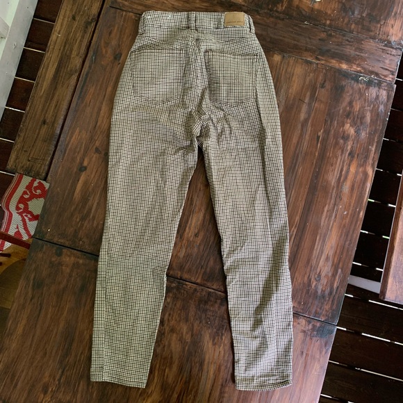 American Eagle Houndstooth Pants Dark/Light Academia Aesthetic - Picture 3 of 6